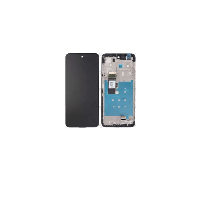 Original Ecran LCD Complet Noir Avec Châssis Pour MOTOROLA MOTO G23