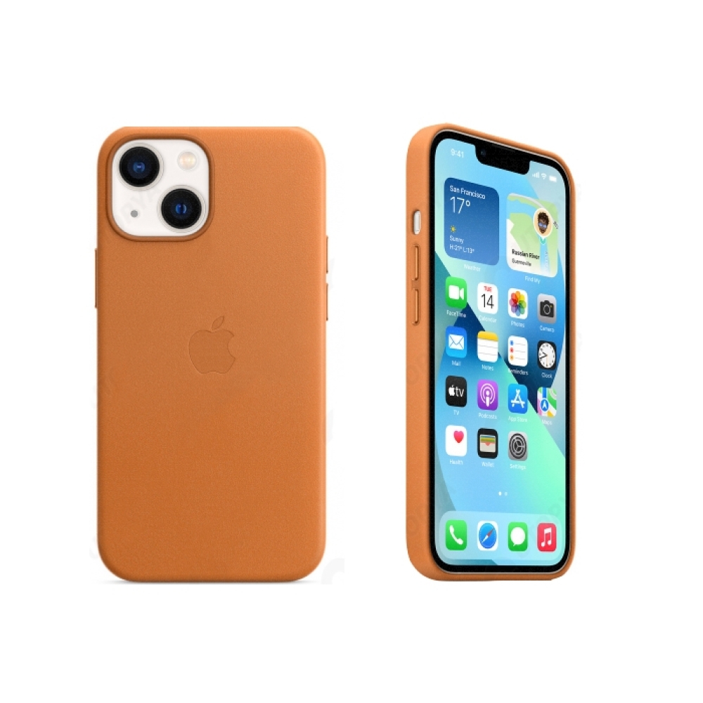 Apple Coque en cuir avec MagSafe-iPhone 13-Minuit • MediaZone Maroc