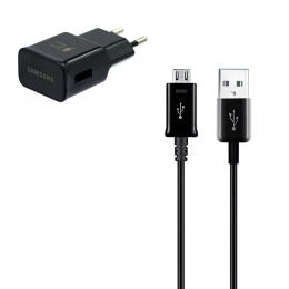 Original Chargeur Rapide 2A Samsung + Câble USB pour GT-C3590 / GT-E1270
